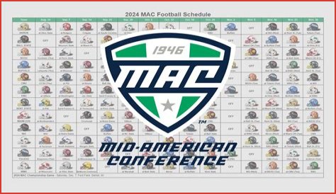 2024 MAC Weekly Football Schedule